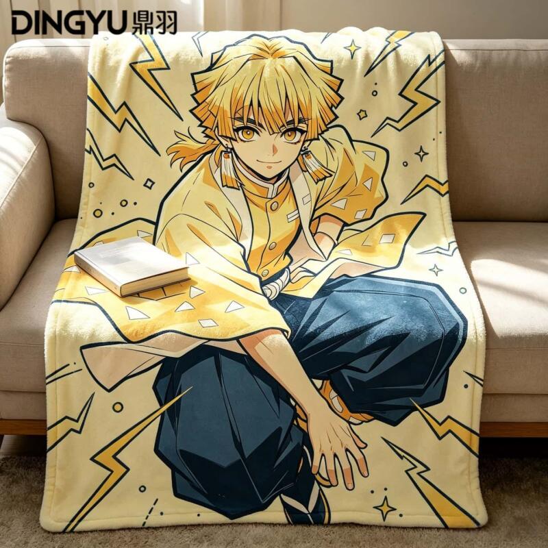Anime Demon Slayer Flannel Bla - Travel Accessories As Gifts ulasan dan harga