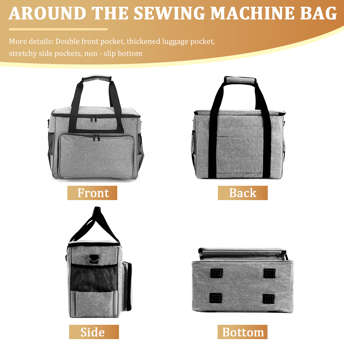 KOKNIT Sewing Machine Carrying - Travel Accessories Organizer Case ulasan dan harga