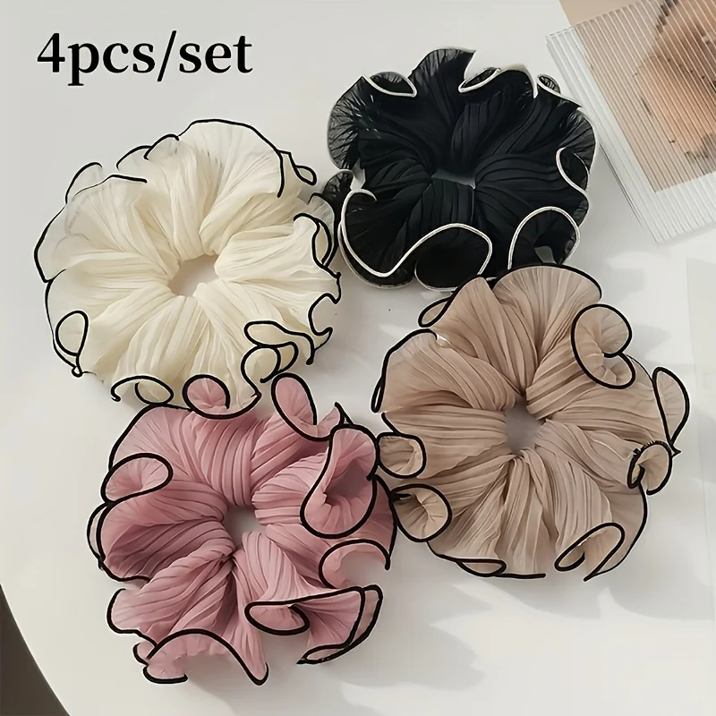 4Pcs/Set Elegant Fringed Fabri - Travel Accessories In Bulk ulasan dan harga