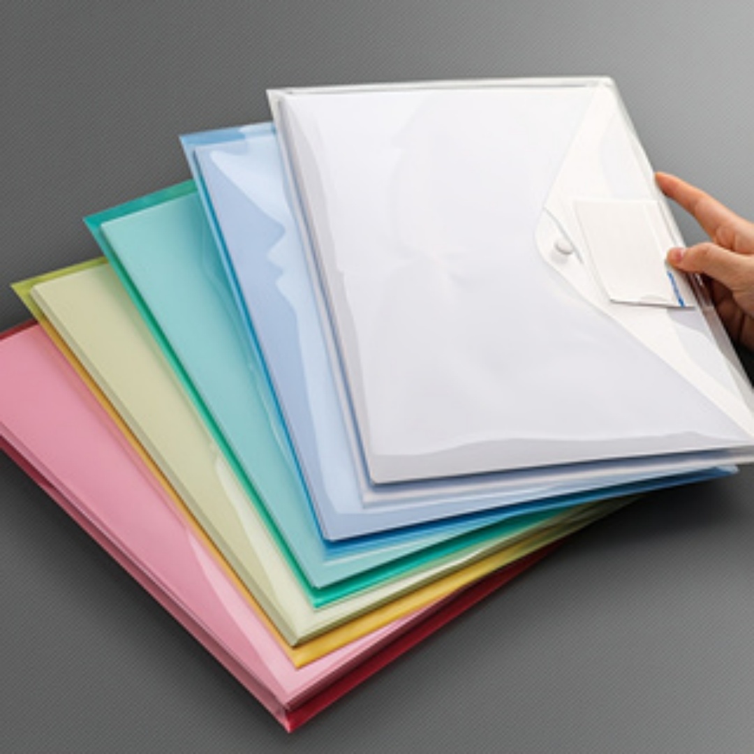 Random Color A4 Transparent Wa - Document Organizer Folder ulasan dan harga