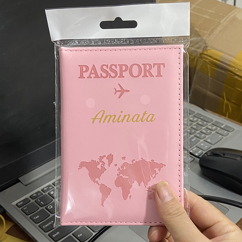 Custom Gold Color Name on Pass - Passport Holder Rfid ulasan dan harga