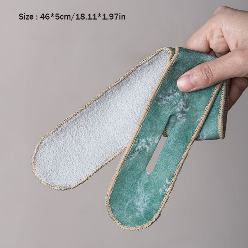 Retro Suede Tea Set Protective - Travel Accessories Dropshipping ulasan dan harga