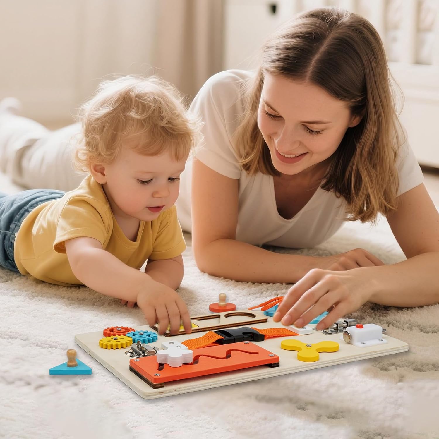 Montessori Busy Board for Todd - Travel Accessories Toddler ulasan dan harga