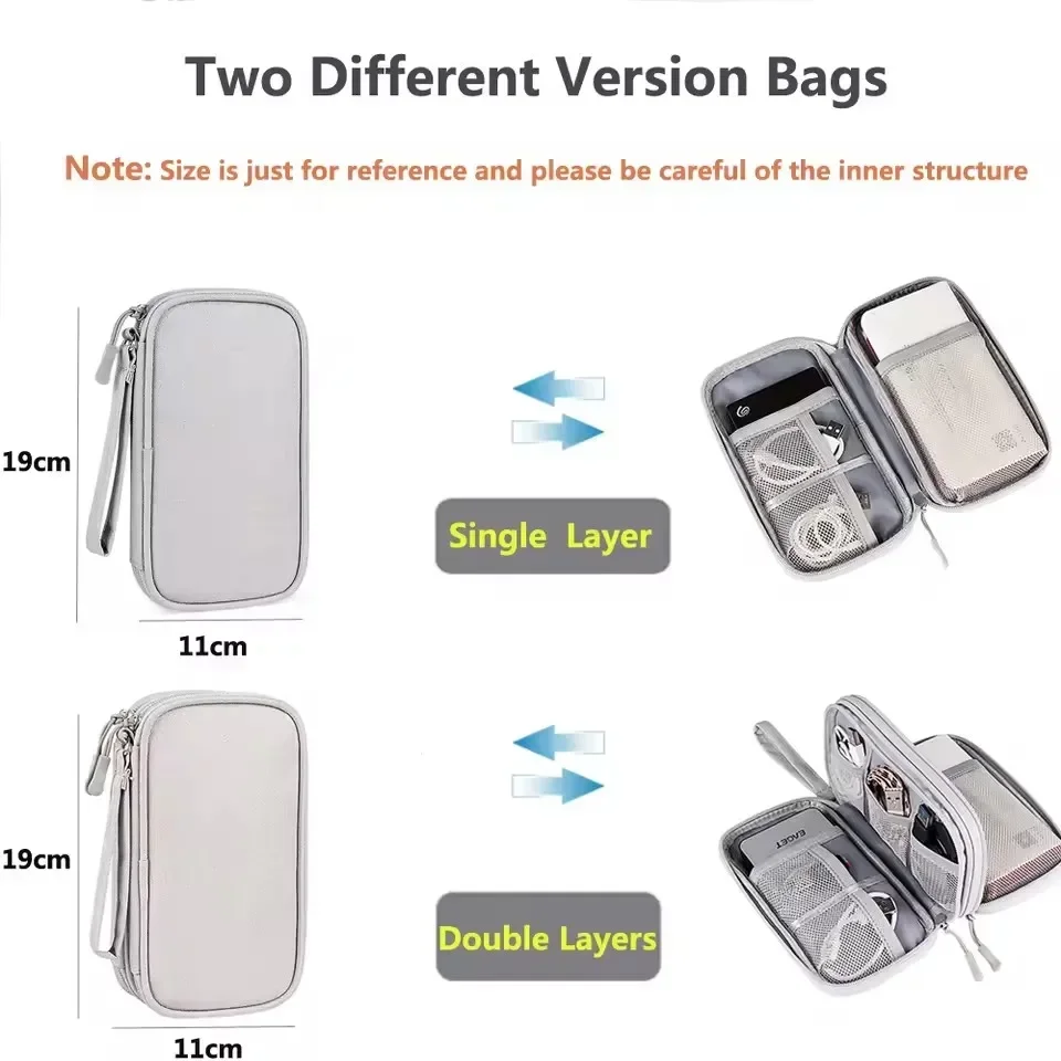 Travel Cable Bag Portable Digi - Travel Accessories Holder ulasan dan harga