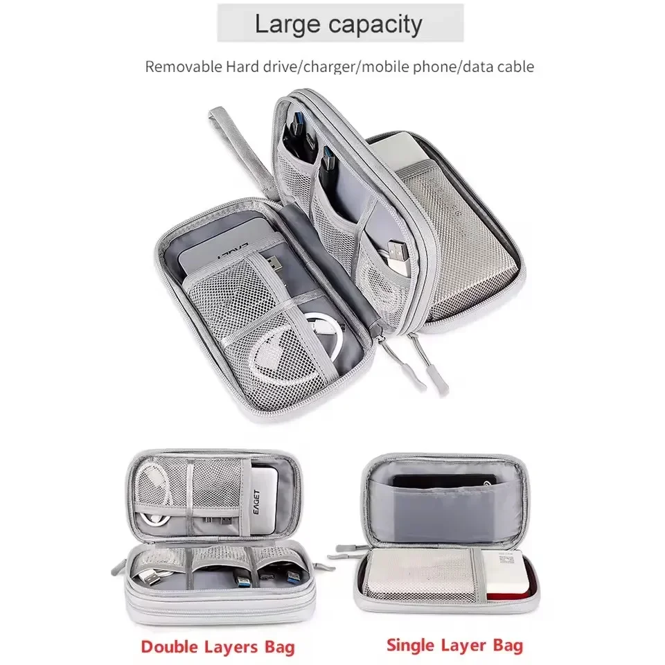 Travel Cable Bag Portable Digi - Travel Accessories Holder ulasan dan harga