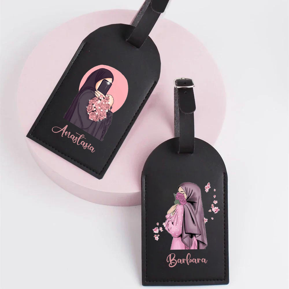 Personalized Hijabi Girls with - Travel Accessories Gifts For Her ulasan dan harga