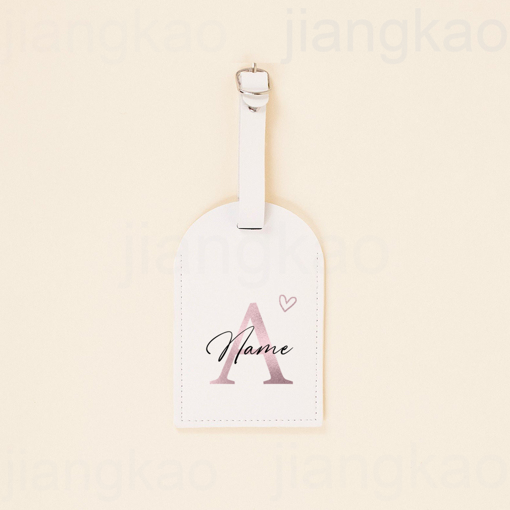 Personalized PU Luggage Tag He - Travel Accessories Gifts For Her ulasan dan harga