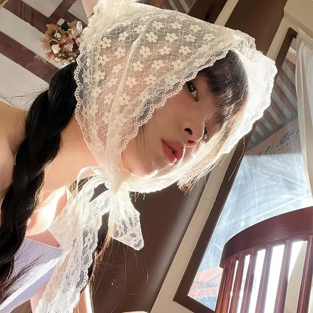Elegant Lace Neck Scarf for Wo - Travel Accessories Shops ulasan dan harga