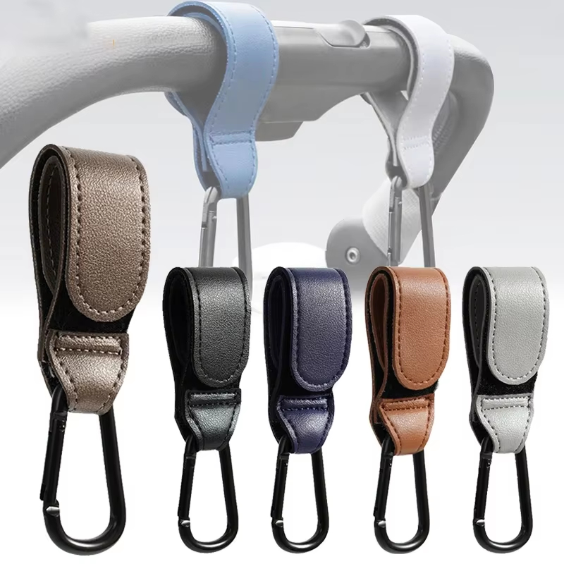 2Pcs Leather Cart Hooks Baby S - Travel Accessories For 4 Year Old ulasan dan harga