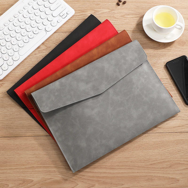 A4 PU Leather Document Bag wit - Document Organizer Folder ulasan dan harga
