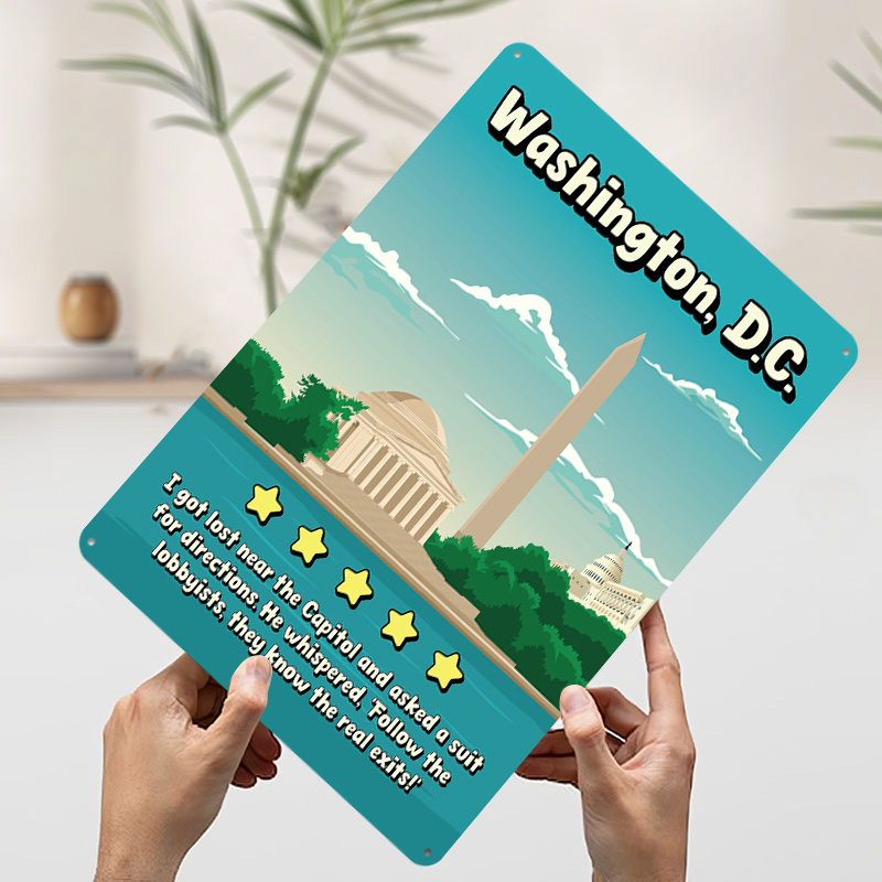 Washington D.C. Funny Review T - Travel Accessories Reviews ulasan dan harga