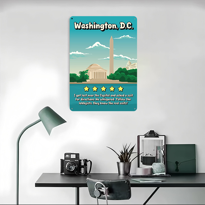 Washington D.C. Funny Review T - Travel Accessories Reviews ulasan dan harga