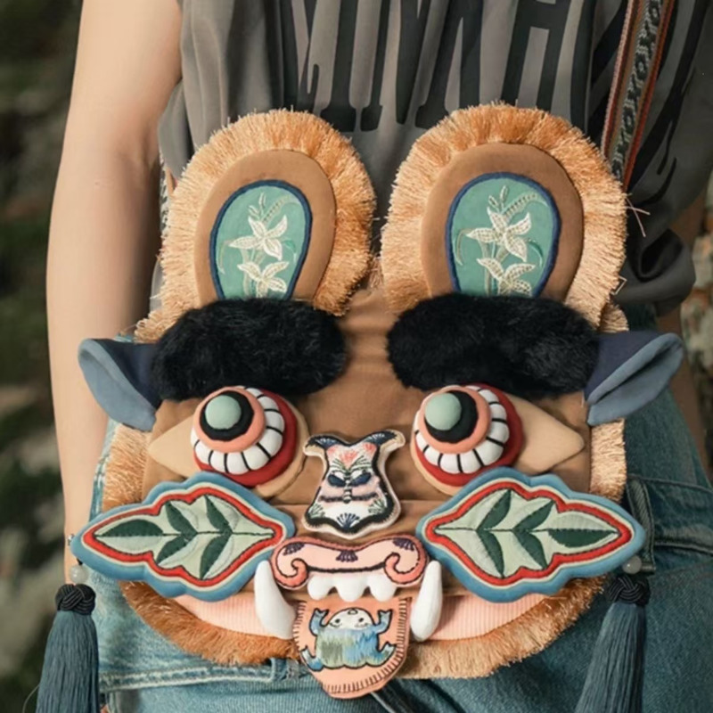 Chinese Style Faux Fur Plush B - Travel Accessories Toddler ulasan dan harga