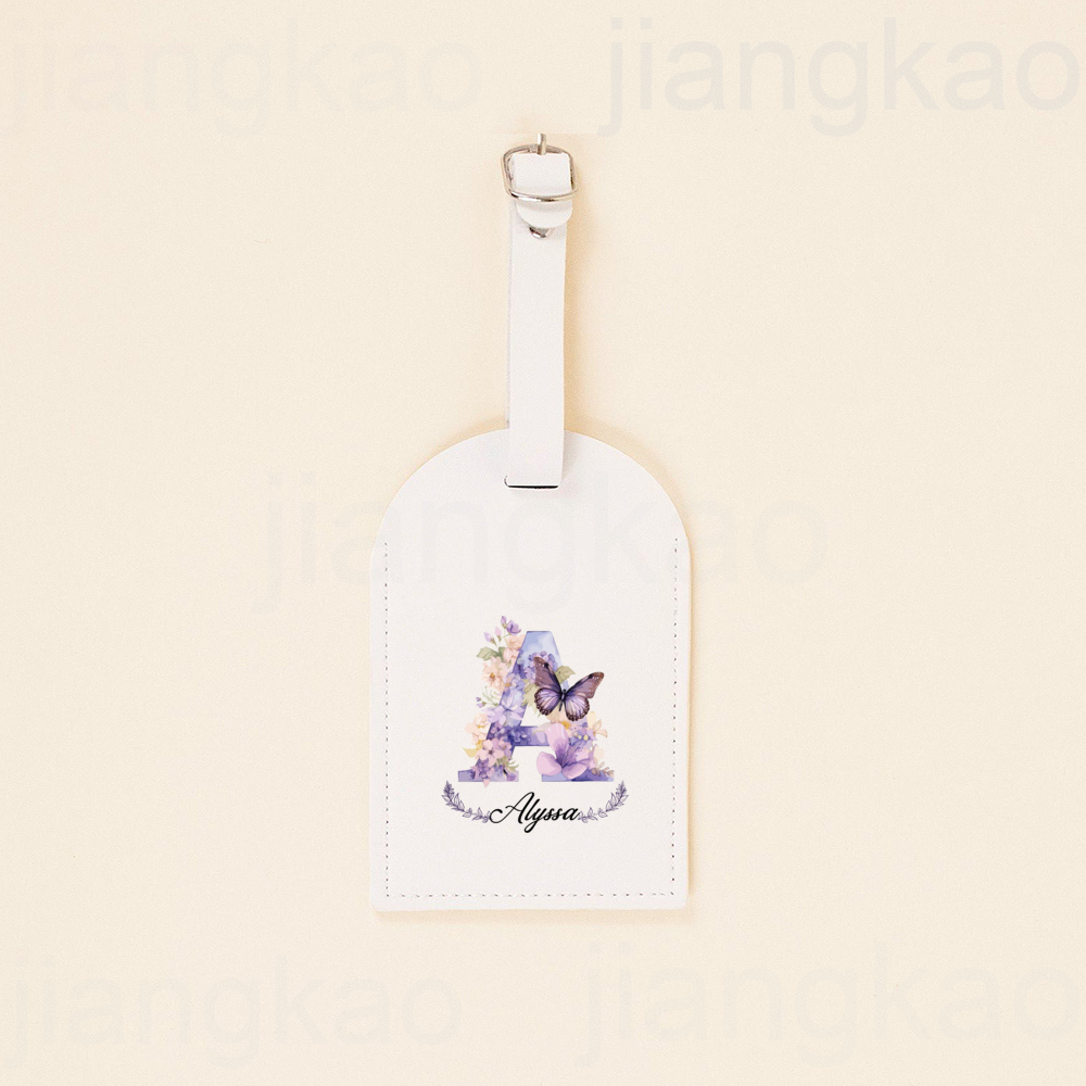 Personalized PU Luggage Tag Fl - Travel Accessories Gifts For Her ulasan dan harga