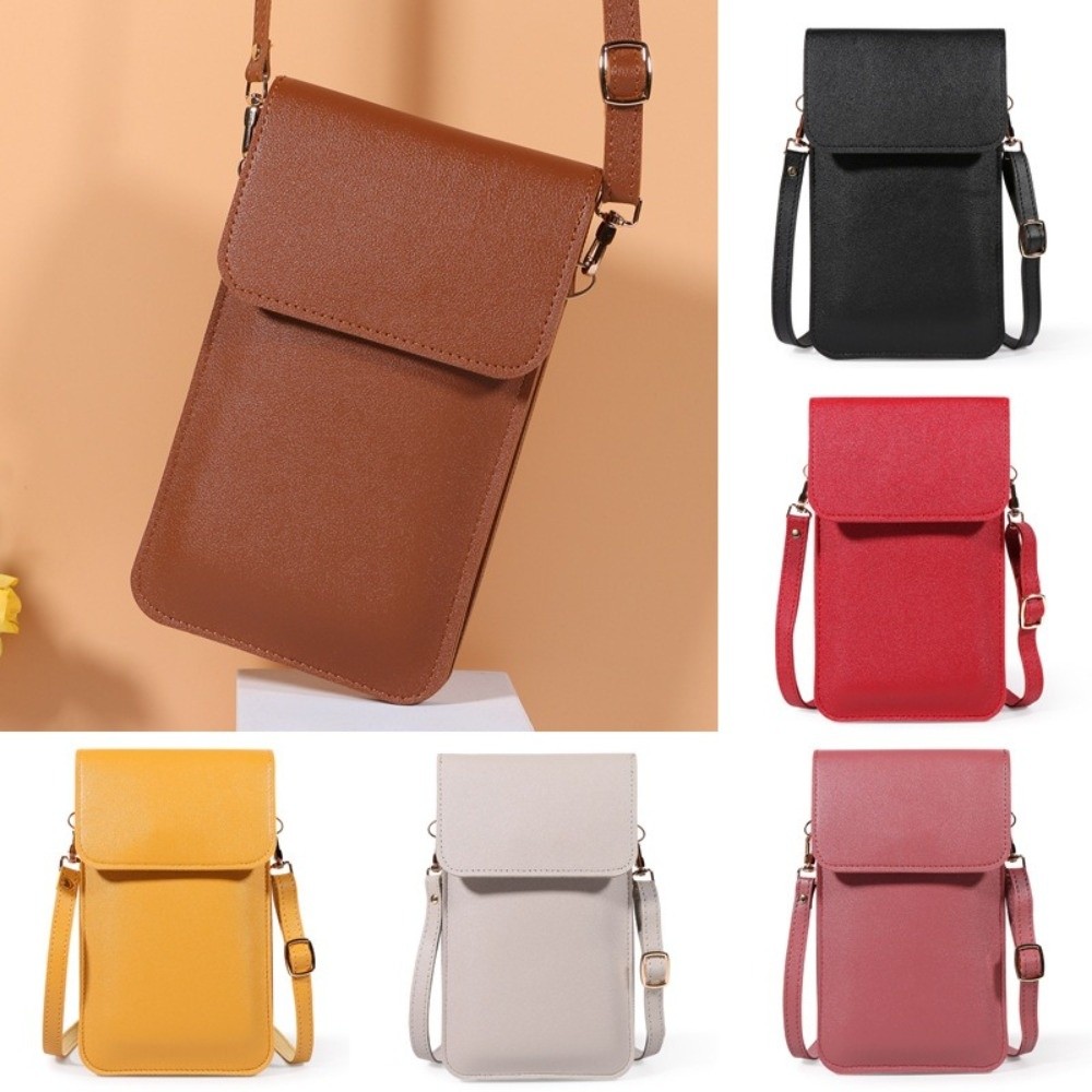 PU Leather Touch Screen Phone  - Passport Holder Rfid ulasan dan harga