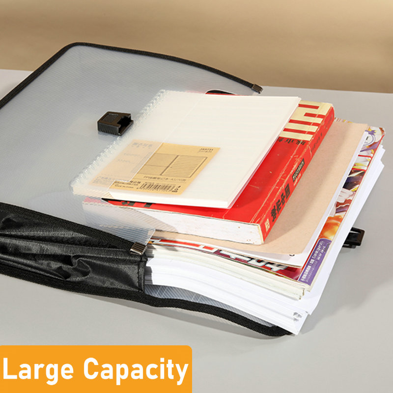 Portable Transparent Plastic B - Document Organizer Folder ulasan dan harga