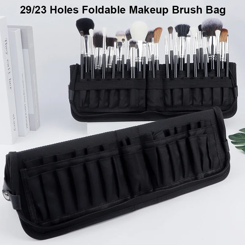 29/23 Holes Foldable Makeup Br - Travel Accessories Holder ulasan dan harga