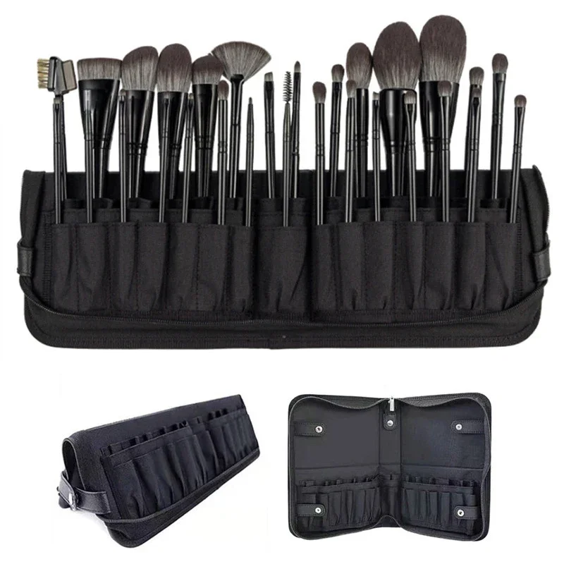 29/23 Holes Foldable Makeup Br - Travel Accessories Holder ulasan dan harga