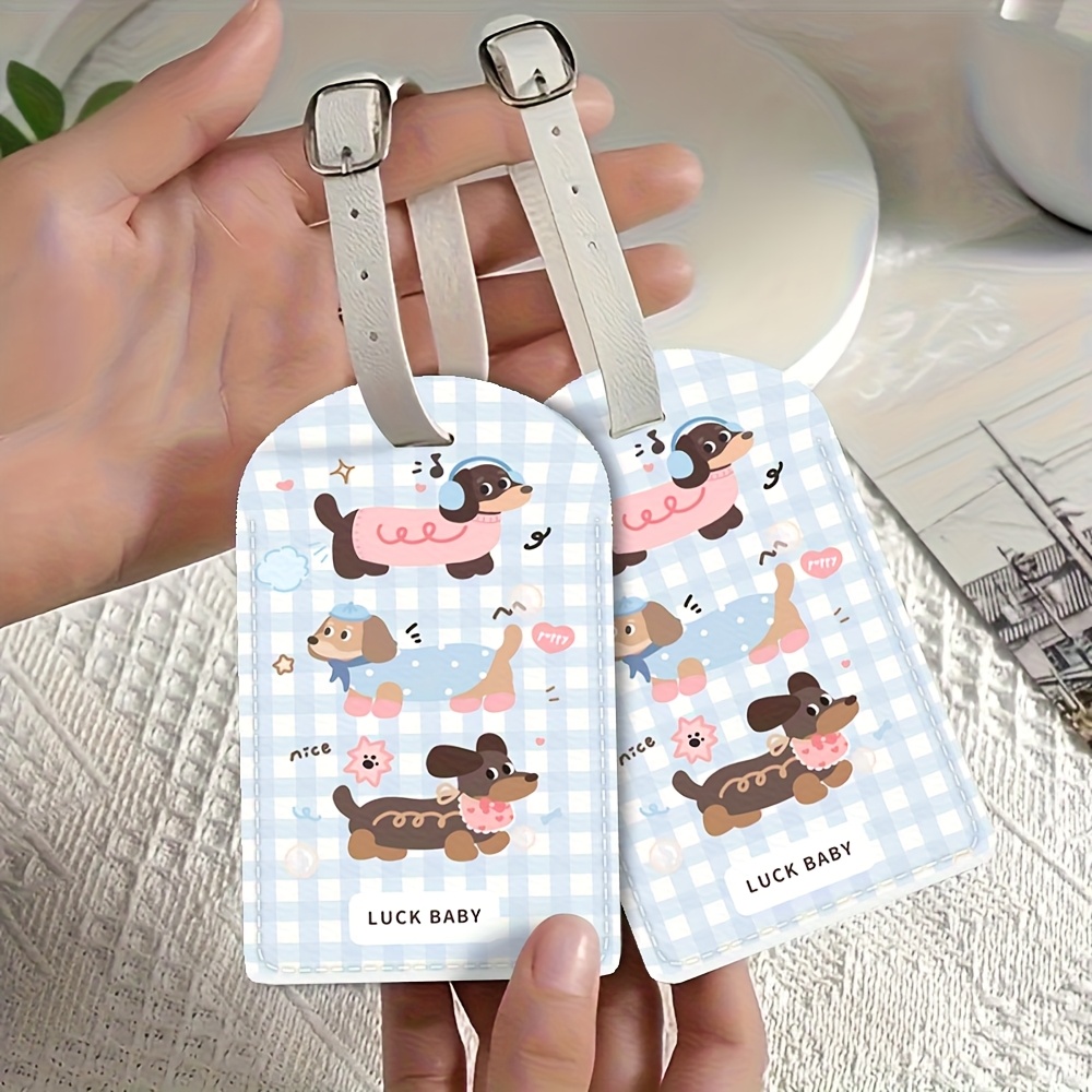 Luggage Tag Made of PU Materia - Travel Accessories As Gifts ulasan dan harga