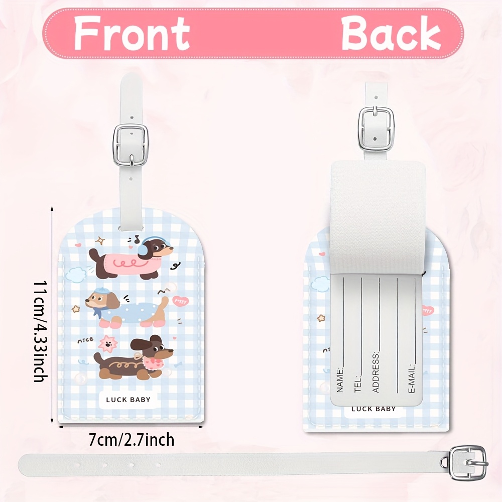 Luggage Tag Made of PU Materia - Travel Accessories As Gifts ulasan dan harga