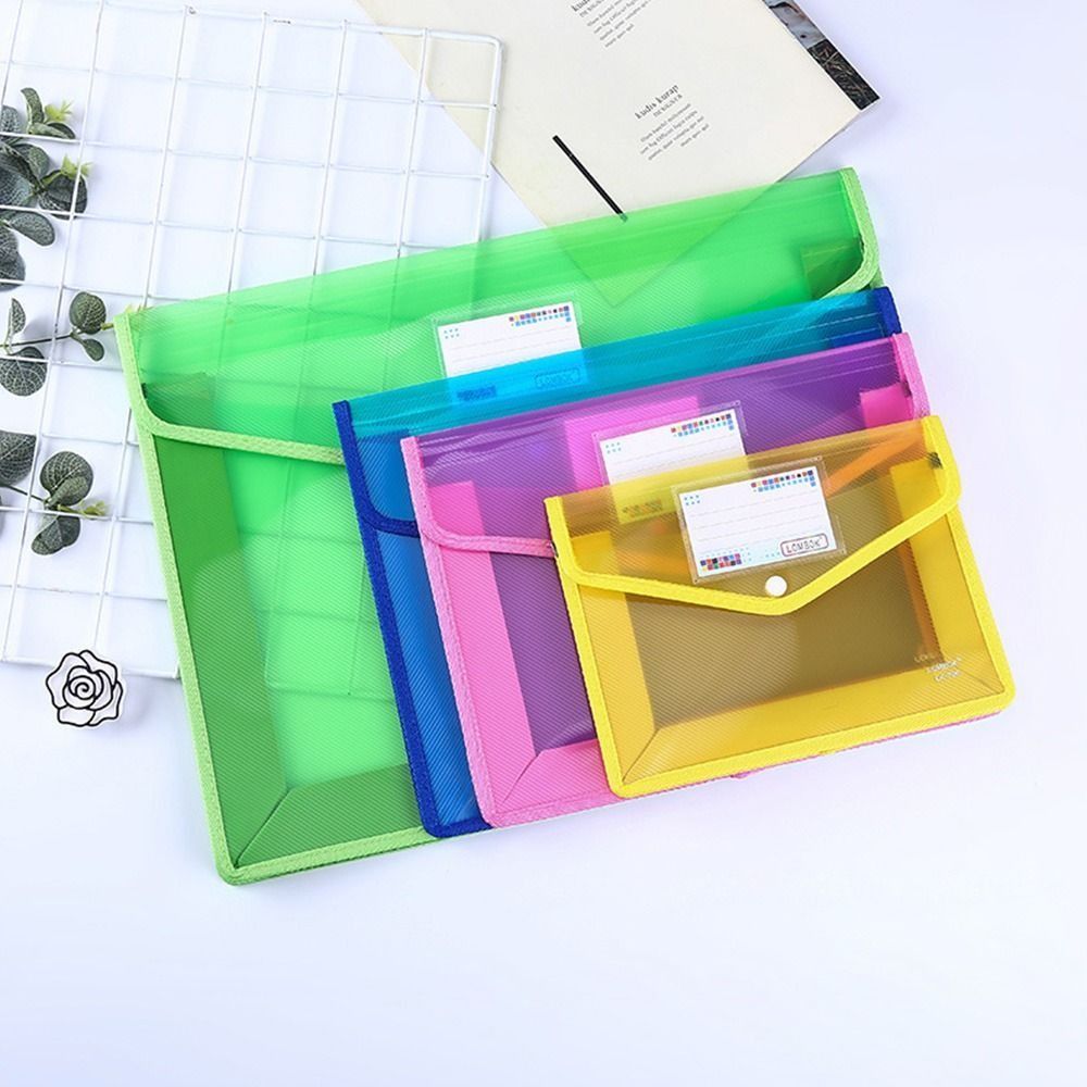 Large Capacity PVC Stationery  - Document Organizer Folder ulasan dan harga