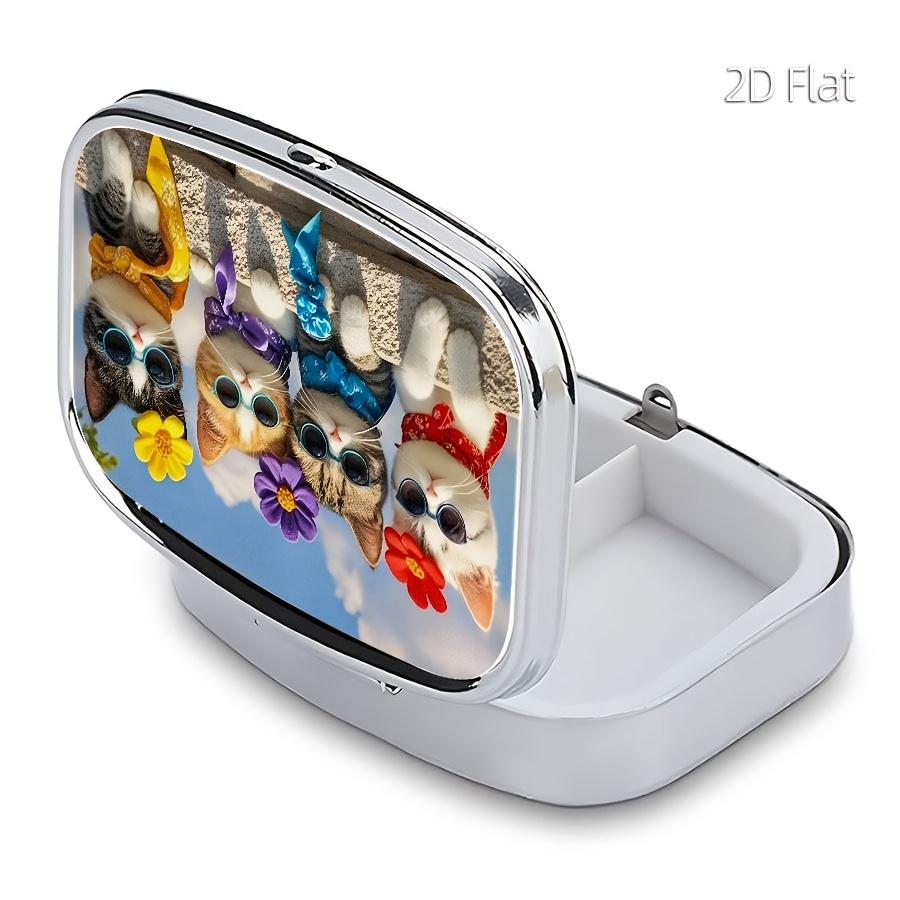 Flat Design, 1 Cute Cat-Patter - Travel Accessories As Gifts ulasan dan harga