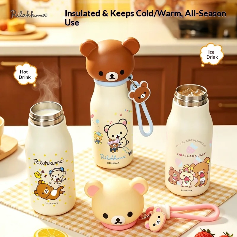 500ml Rilakkuma Pocket Thermos - Travel Accessories Useful ulasan dan harga