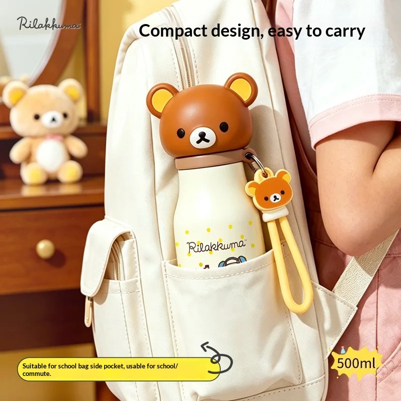 500ml Rilakkuma Pocket Thermos - Travel Accessories Useful ulasan dan harga