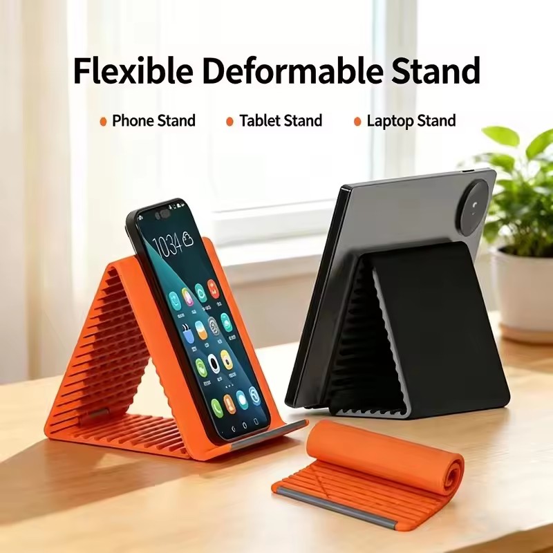 Lazy Portable Phone Stand Sili - Travel Accessories Holder ulasan dan harga