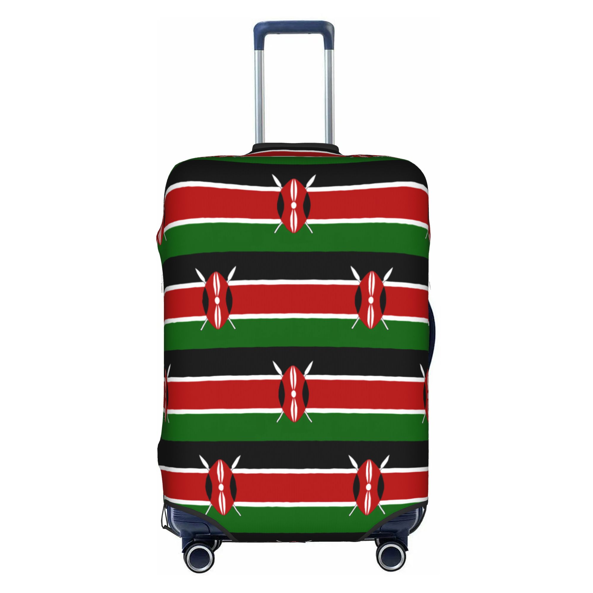 Kenya Flag  Luggage Cover Elas - Travel Accessories Kenya ulasan dan harga